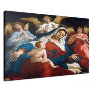 Obraz Najświętsza Maryja Panna z Dzieciątkiem i aniołami