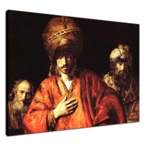 Rembrandt - Dawid odprawiający Uriasza