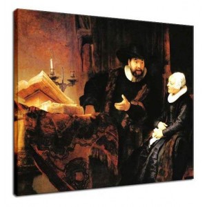 Rembrandt - Portret kaznodziei Cornelisa Anslo