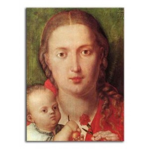 Albrecht Dürer - Madonna z goździkiem