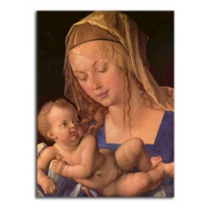 Albrecht Dürer - Madonna i Dzieciątko z gruszką