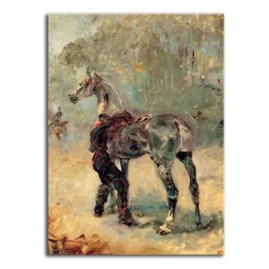 Henri de Toulouse-Lautrec - Artylerzysta dosiadający konia