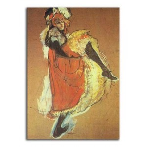 Henri de Toulouse-Lautrec - Tańcząca Jane Avril II