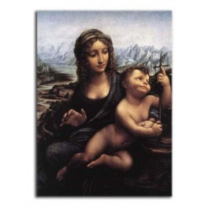 Leonardo da Vinci - Madonna z kądzielą