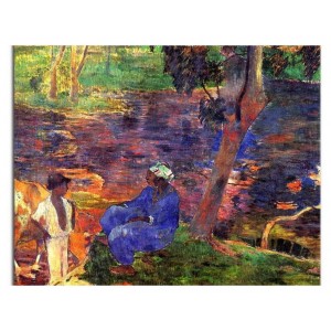Paul Gauguin - Nad stawem