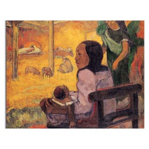 Paul Gauguin - Dziecko (Narodziny tahitańskiego Chrystusa)