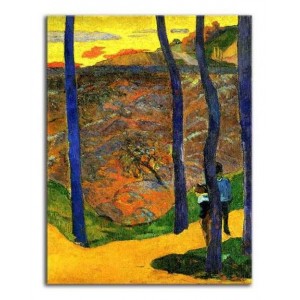 Paul Gauguin - Niebieskie drzewa