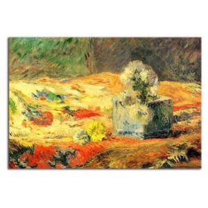 Paul Gauguin - Kwiaty na dywanie