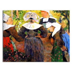 Paul Gauguin - Cztery Bretonki
