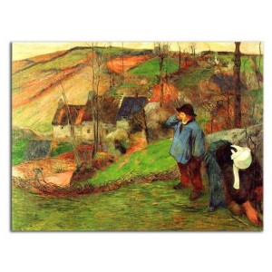 Paul Gauguin - Krajobraz Bretanii