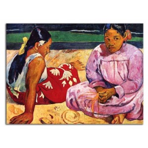 Paul Gauguin - Tahitańskie kobiety na plaży