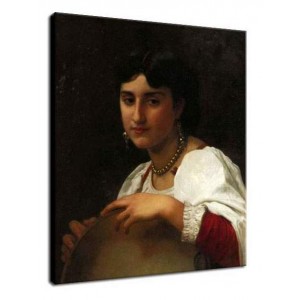 William-Adolphe Bouguereau - Włoszka z tamburynem