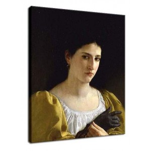 William-Adolphe Bouguereau - Kobieta z rękawiczką