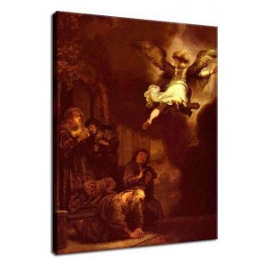 Rembrandt - Archanioł Rafael opuszczający Tobiasza
