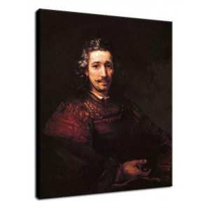Rembrandt - Portret mężczyzny z lupą