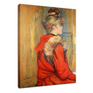 Henri de Toulouse-Lautrec - Kobieta w futrze