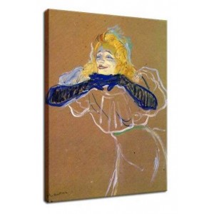 Henri de Toulouse-Lautrec - Śpiewająca Yvette Guibert