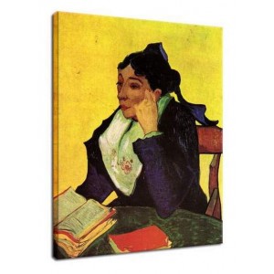 Vincent van Gogh - Arlezjanka: Pani Ginoux z książkami