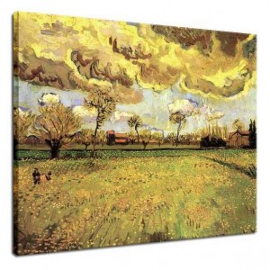 Vincent van Gogh - Pejzaż z burzowym niebem