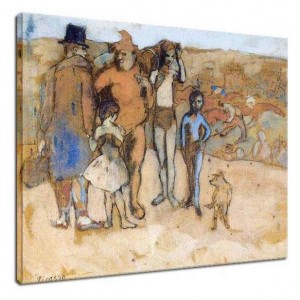 Pablo Picasso - Rodzina akrobatów (studium)