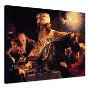 Rembrandt - Uczta Baltazara