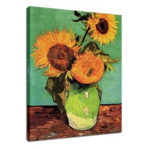 Vincent van Gogh - Trzy słoneczniki w wazonie