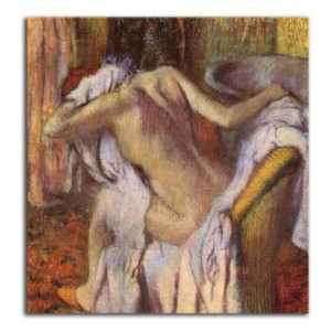 Edgar Degas - Po kąpieli, wycieranie