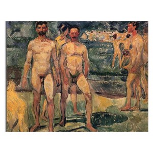 Edvard Munch - Kąpiący się mężczyźni