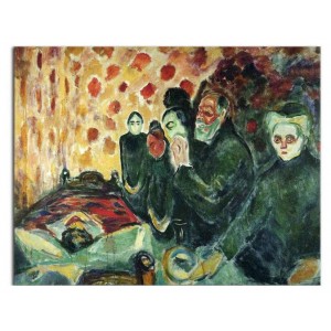 Edvard Munch - Nad łożem śmierci