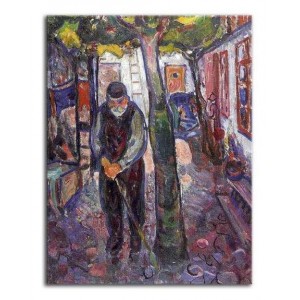 Edvard Munch - Stary mężczyzna z Warnemünde