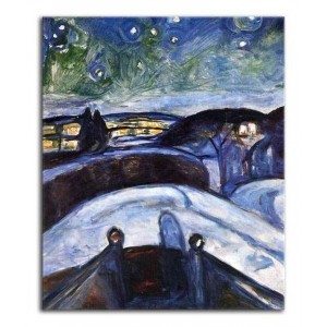 Edvard Munch - Gwiaździsta noc