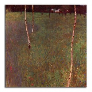 Gustav Klimt - Brzozy