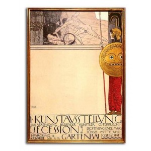Gustav Klimt - Plakat pierwszej wystawy dzieł Secesji Wiedeńskiej