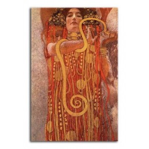 Gustav Klimt - Higieja (fragment Medycyny)
