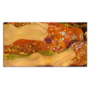 Gustav Klimt - Węże wodne II