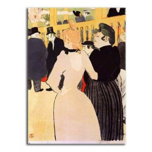 Henri de Toulouse-Lautrec - W Moulin Rouge, La Goulue z siostrą
