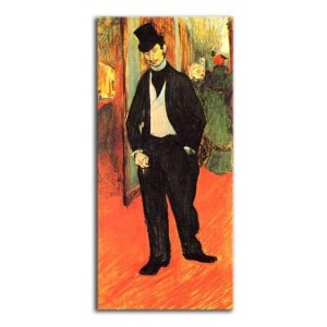 Henri de Toulouse-Lautrec - Gabriel Tapié de Céleyran w foyer teatru