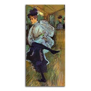 Henri de Toulouse-Lautrec - Tańcząca Jane Avril