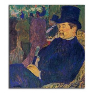 Henri de Toulouse-Lautrec - M. Delaporte w Jardin de Paris