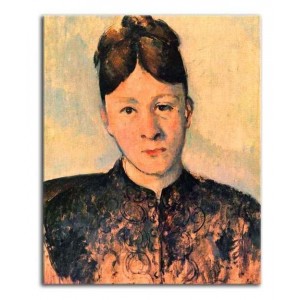 Paul Cézanne - Portret pani Cezanne (1885 r.)
