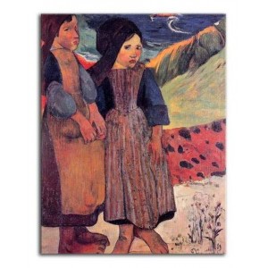 Paul Gauguin - Bretonki nad morzem