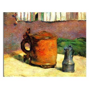 Paul Gauguin - Gliniany słój i dzbanek