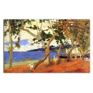 Paul Gauguin - Nadbrzeżny krajobraz Martiniki
