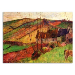 Paul Gauguin - Chaty na Wzgórzu świętej Małgorzaty