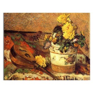 Paul Gauguin - Mandolina i kwiaty