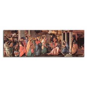 Sandro Botticelli - Pokłon Trzech Króli III