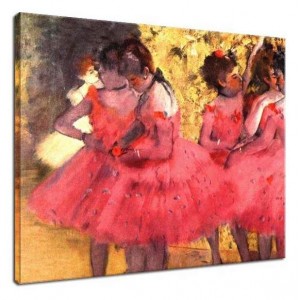Edgar Degas - Różowe tancerki