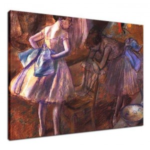 Edgar Degas - Dwie tancerki w przebieralni