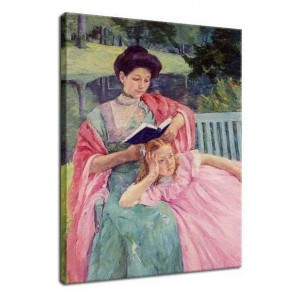 Mary Cassatt - Augustyna czytająca córce