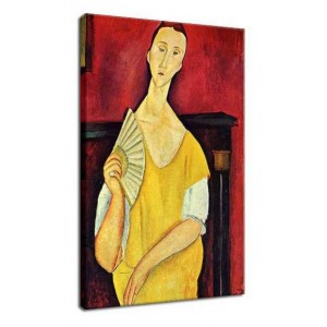 Amedeo Modigliani - Kobieta z wachlarzem